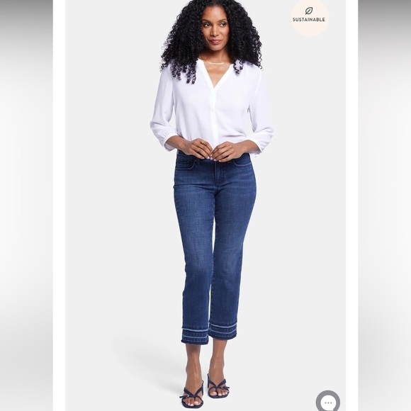 Marilyn‎ Straight Ankle Jeans With Attached Released Hems Inspire Blue - Picture 15 of 16